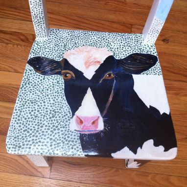 Custom Made Cow Chair