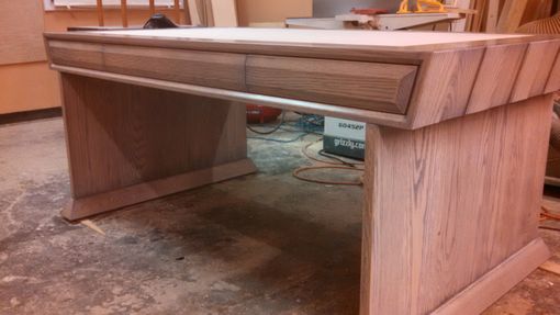 Custom Made White Oak Desk