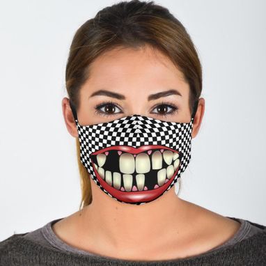 Custom Made Funny Adult Or Child Fabric Face Mask With 2 Free Filters Adjustable Straps