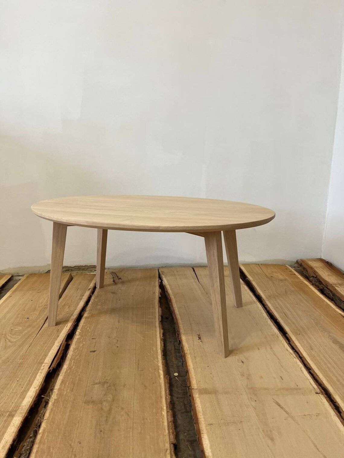 Buy Custom Oval Wood Coffee Table, made to order from group230