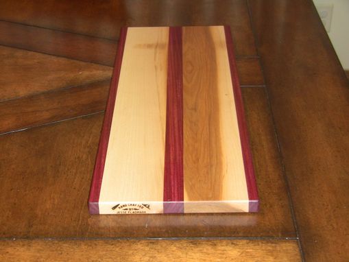 Custom Made Maple And Purpleheart Cutting Board