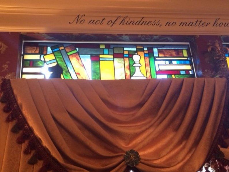 Custom Tw 201 Stained Glass Transom By Terraza Stained Glass