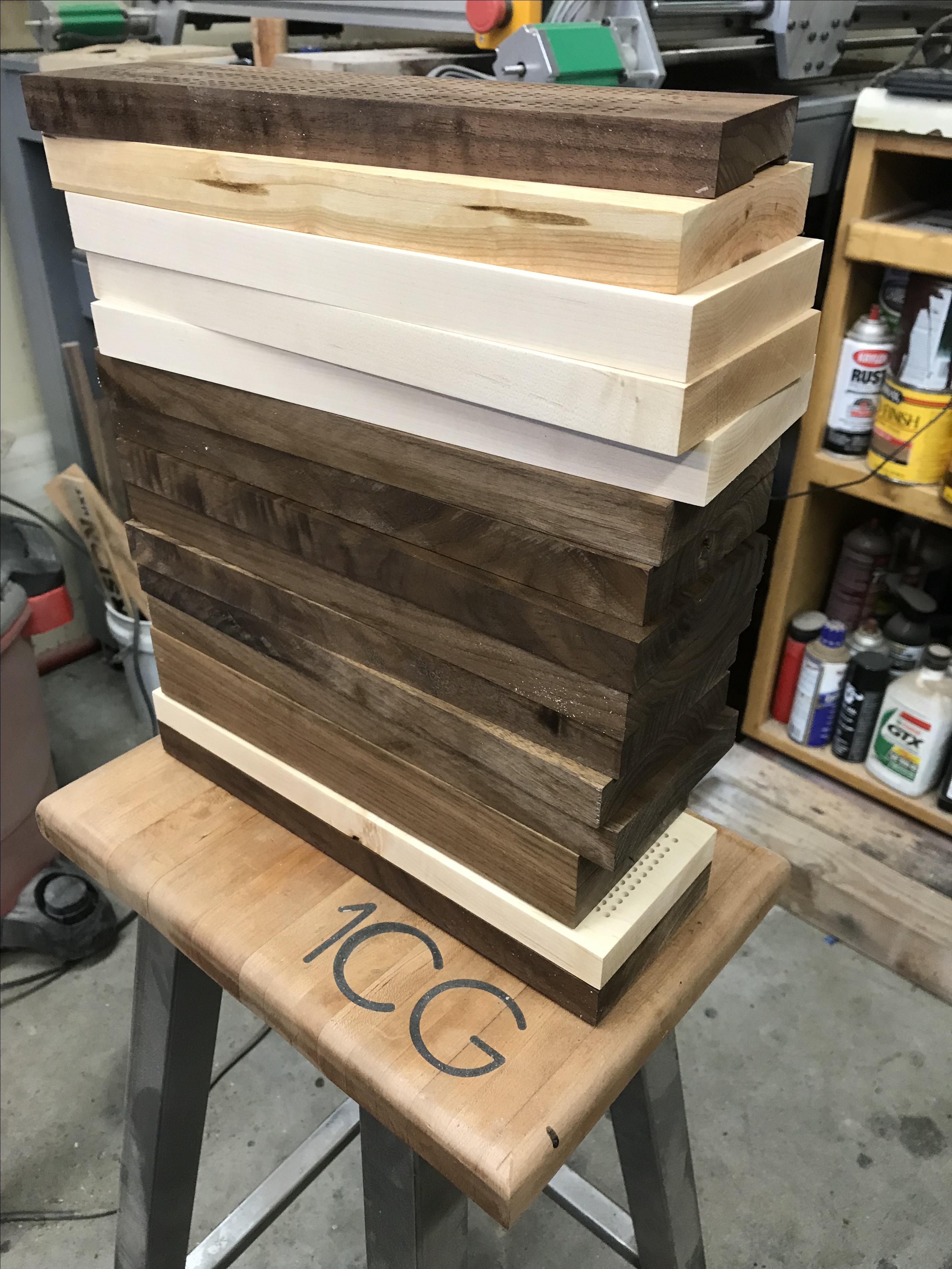 Buy Custom Made Cribbage Board, made to order from 1 Car Garage Design