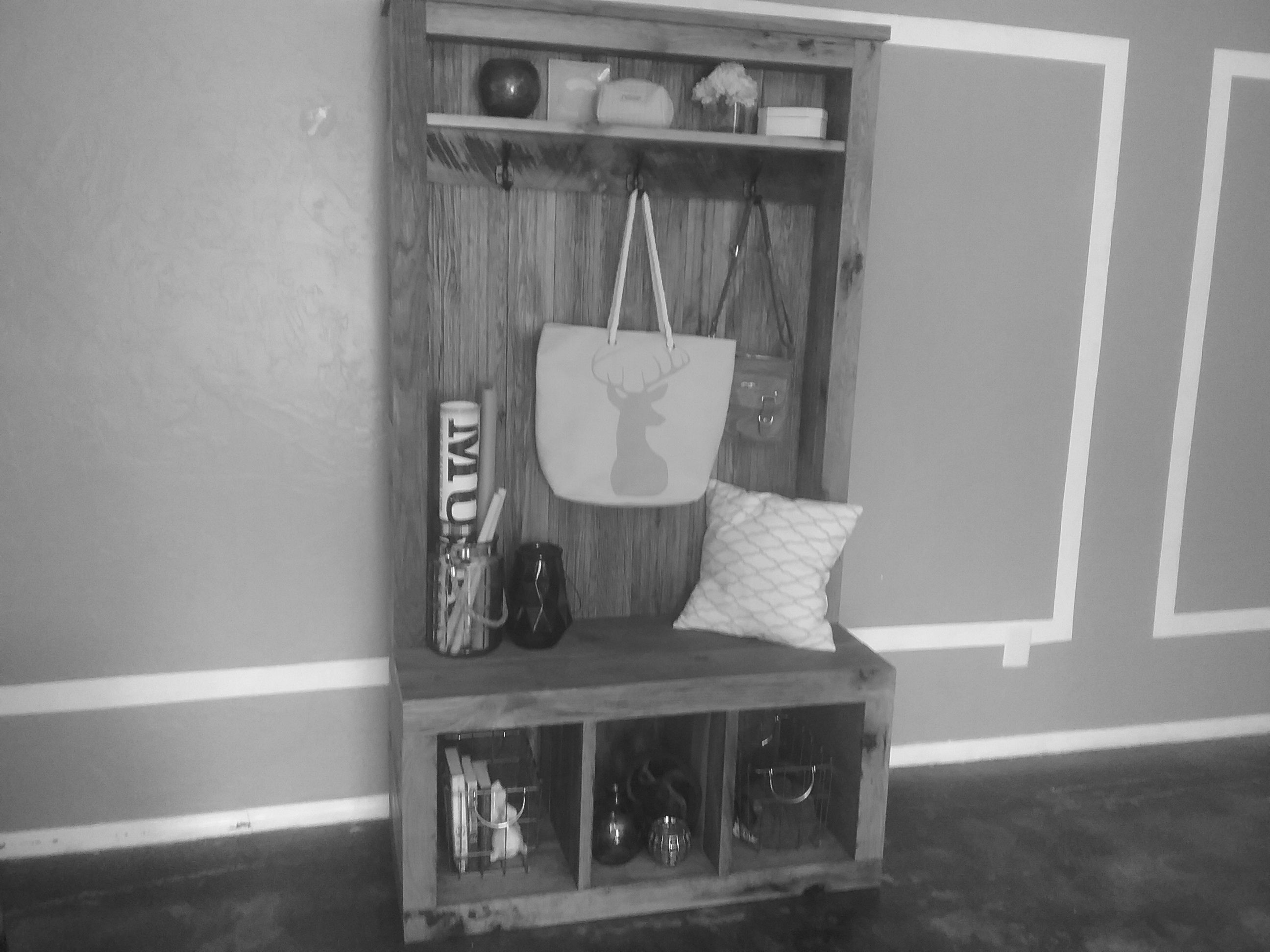 Buy Custom Made Coat Rack, made to order from Woodsy pallet works LLC