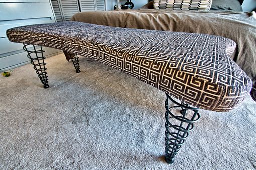 Custom Made Modern Upholstered Bench