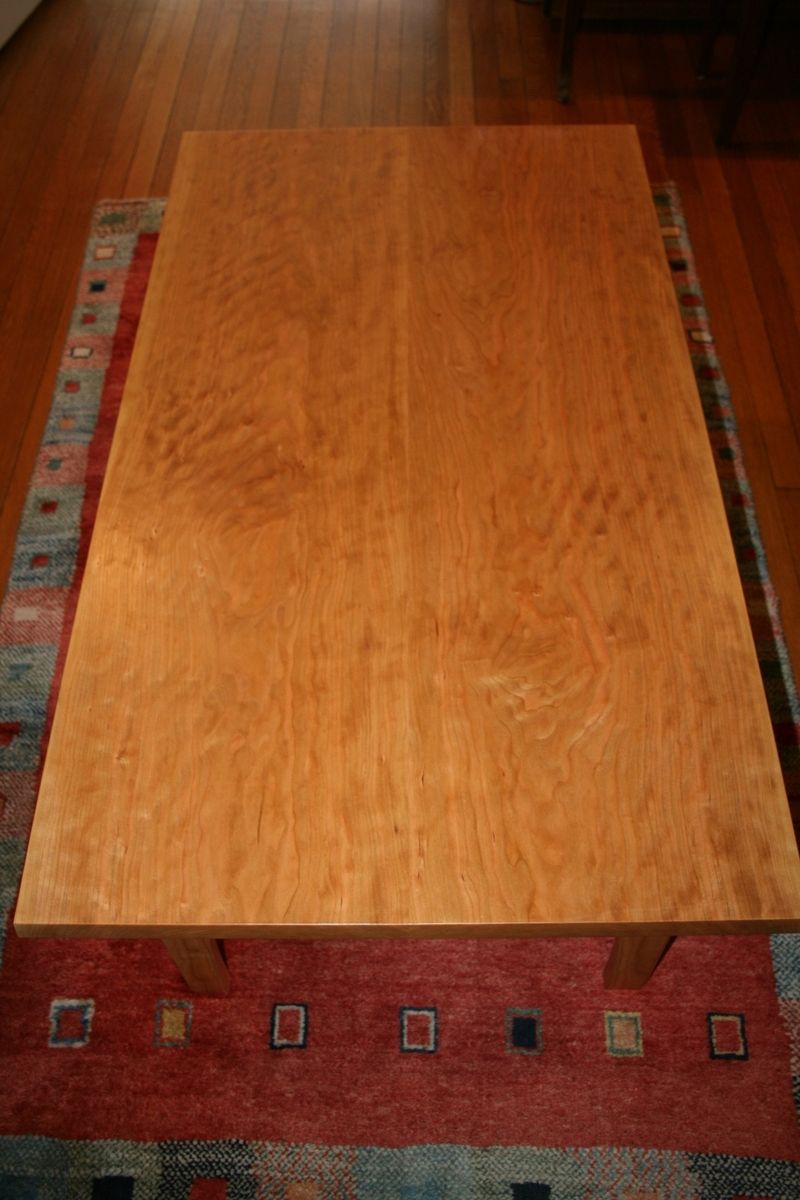 Hand Made Cherry Coffee Table by Fredric Blum Design