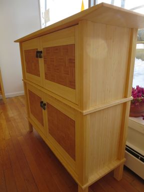 Custom Made Bamboo Server Cabinet