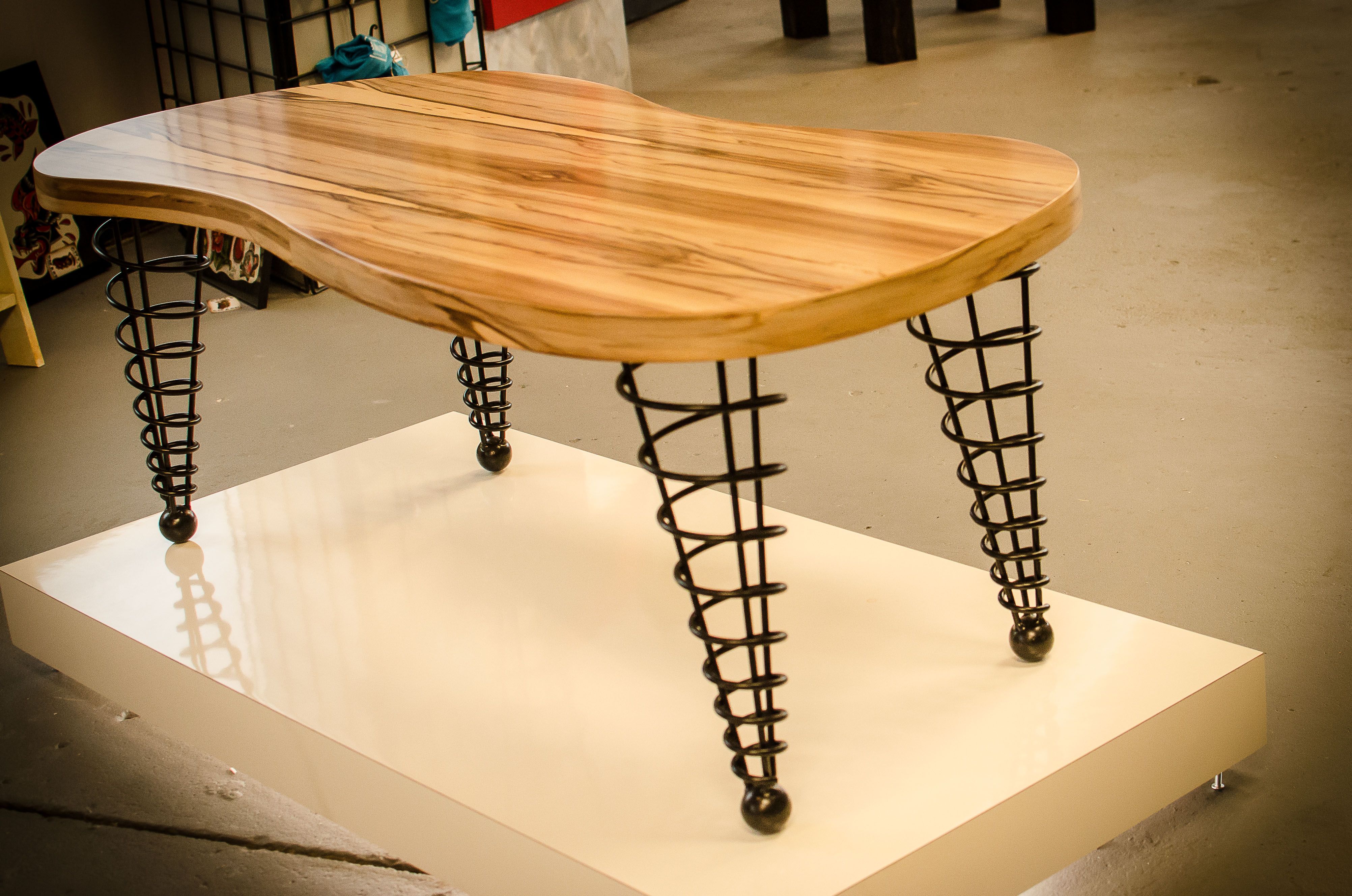Buy Custom Made Red Gum Coffee Table, made to order from Furniture by jason