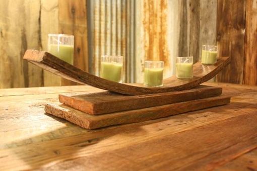 Custom Made Rustic Reclaimed Bent Wood Candle Holders - Votive