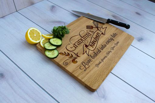 Custom Made Personalized Cutting Board, Engraved Cutting Board, Wedding Gift – Cb-Wo-Grandma's Kitchen