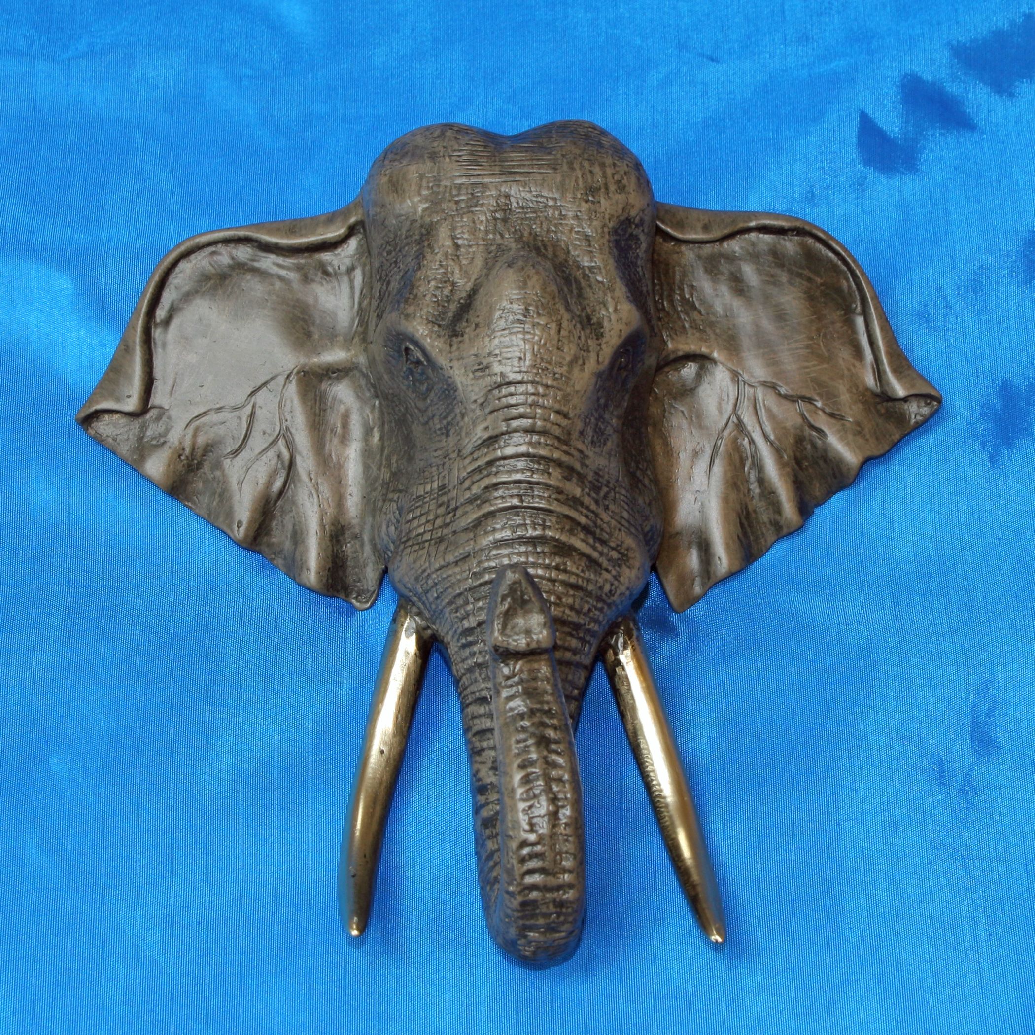 Buy Custom Awesome Detailed Bronze Elephant Wall Hanging Figurine Statue Sculpture Art Limited ...