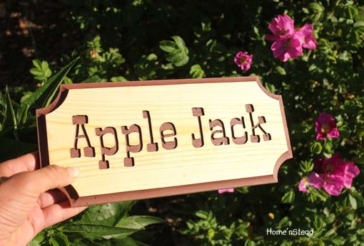 Custom Made Engraved Wood Stall/Name Plaque For Pet, Dog, Horse