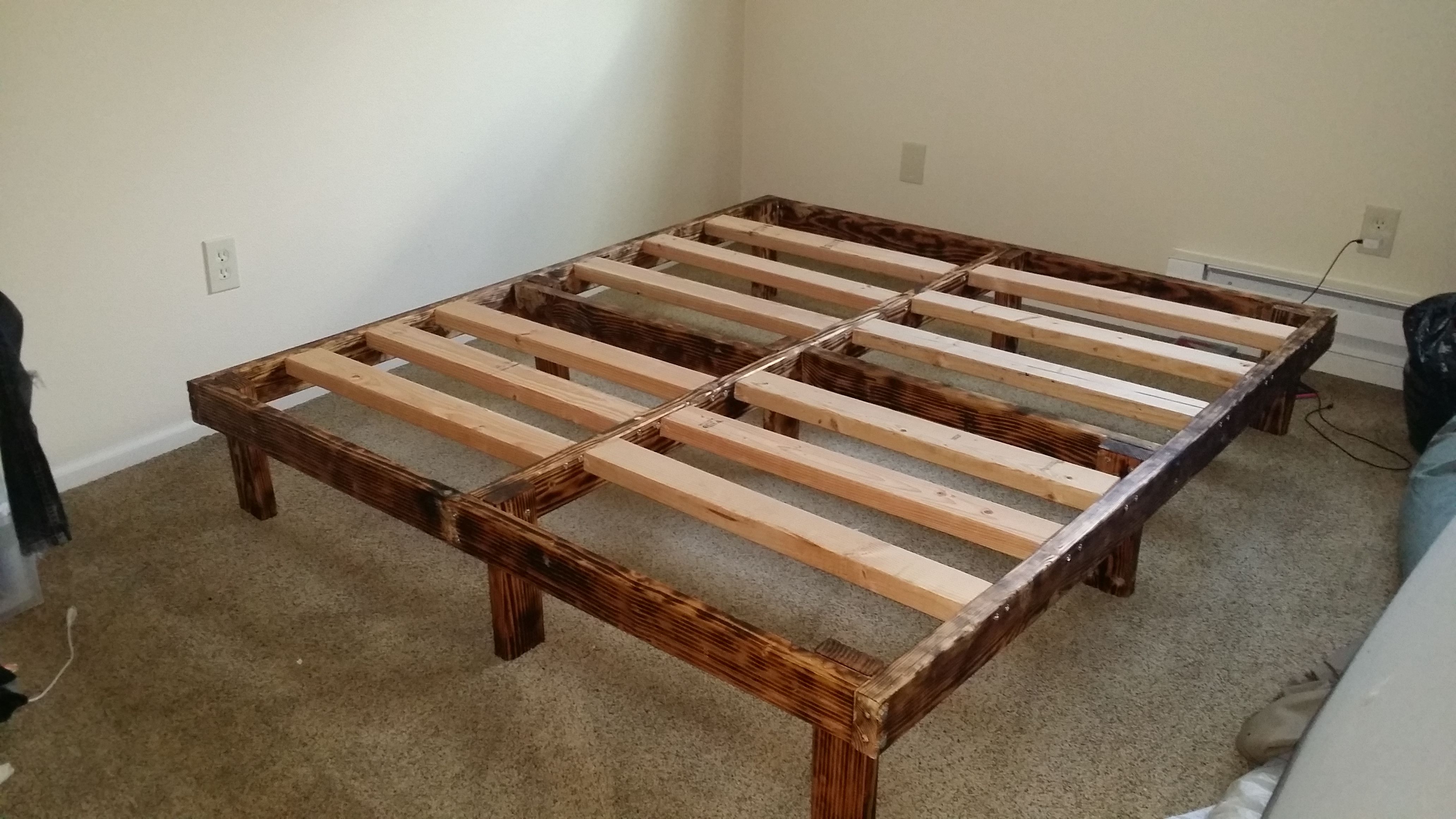 Buy Hand Crafted Wood Bed, made to order from DAMOWESTAZ | CustomMade.com