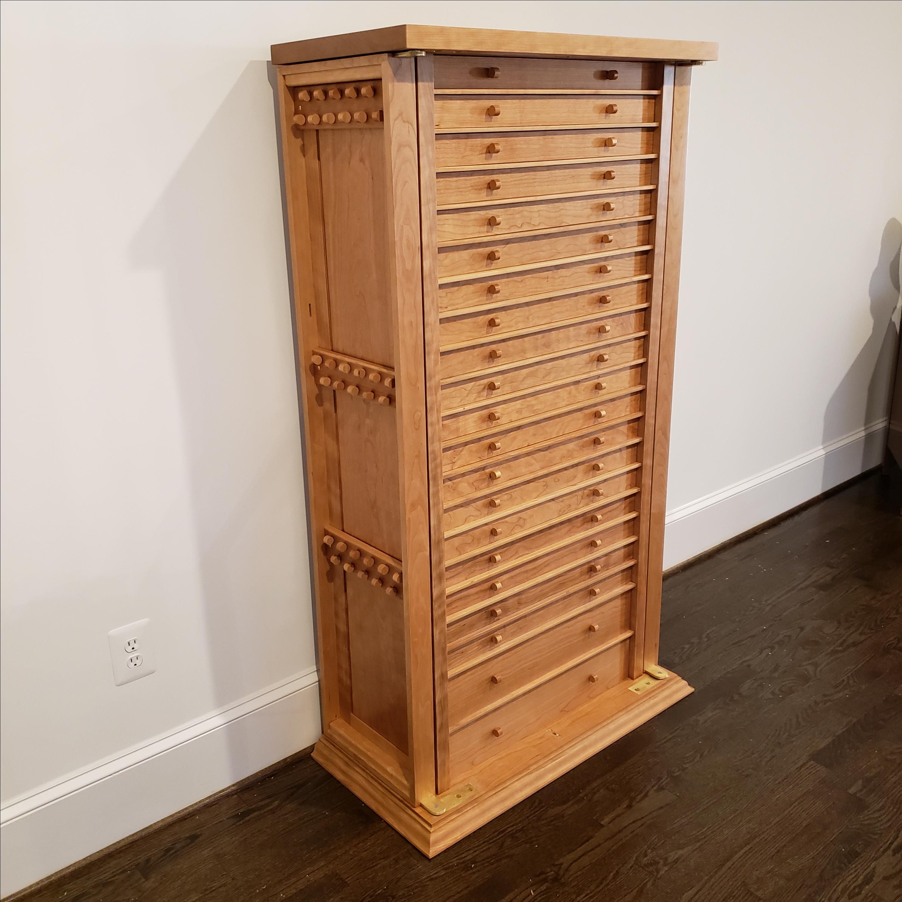 Hand Crafted Cherry Jewelry Storage Tower By David Klenk | CustomMade.com