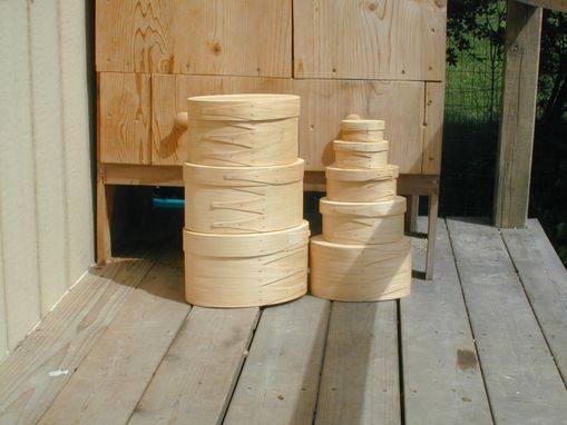 Custom Made Shaker Oval Boxes