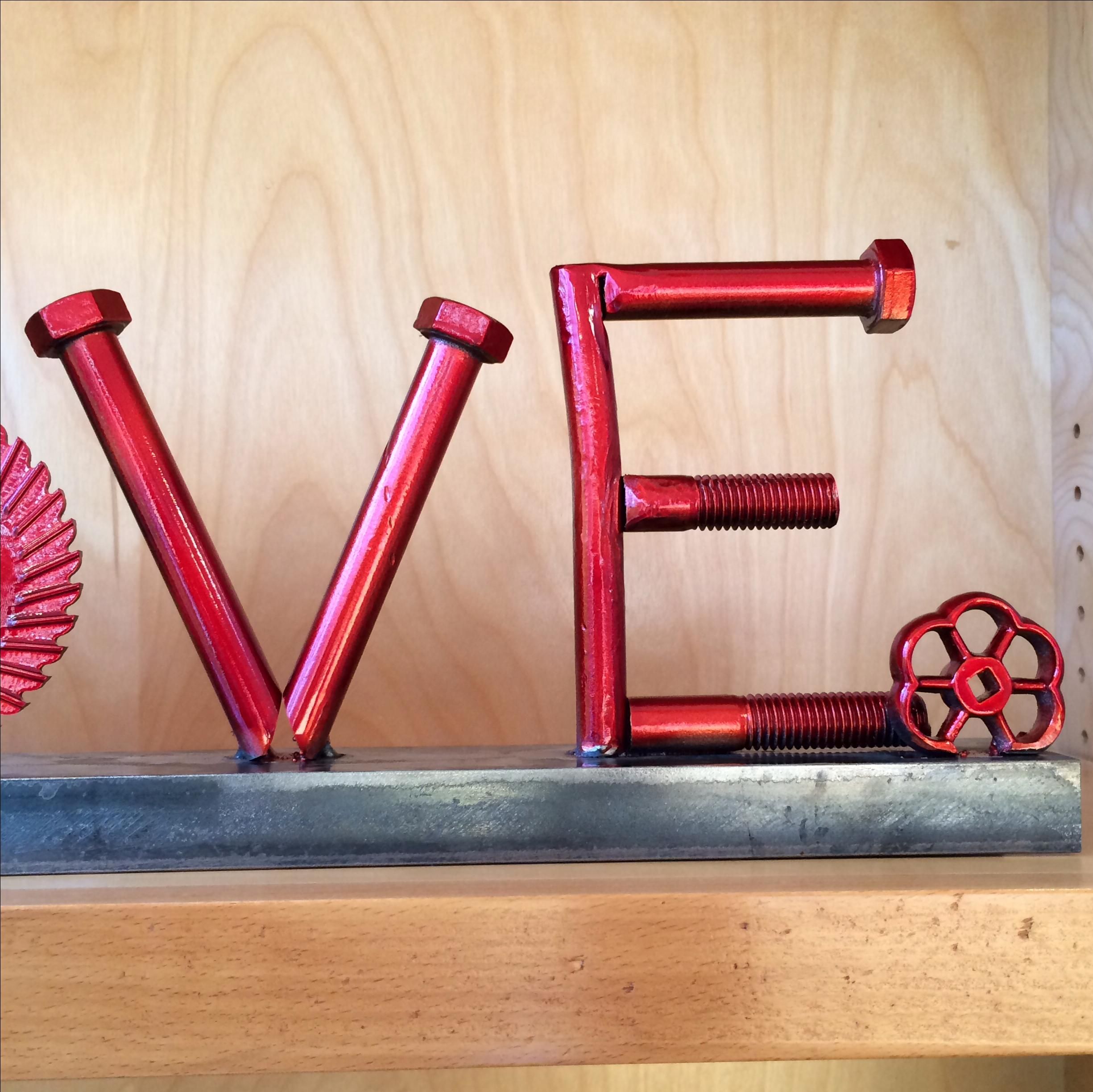 Buy Hand Crafted Love A Valentine Sculpture, made to order from