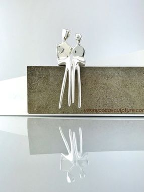 Custom Made Caress In Silver Plate, 25th Wedding Anniversary