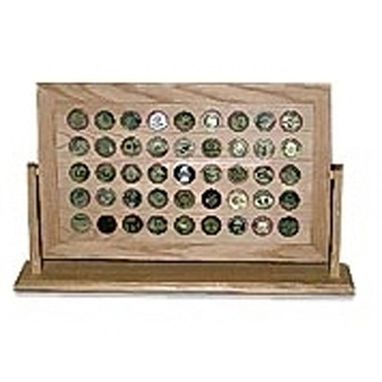 Custom Made 45 Challenge Coin Rack Display