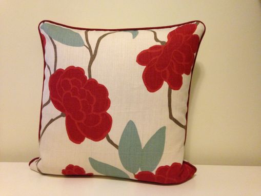 Custom Made Red Roses Decorative Pillow