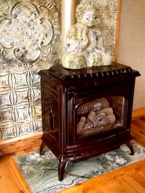 Custom Made Custom Tin Wall Art & Fireplace Backdrop