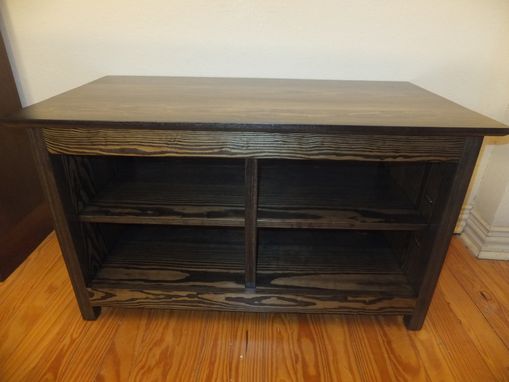 Custom Made Solid Wood Entertainment Stand