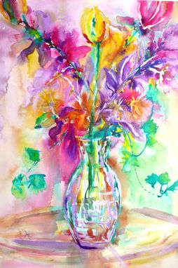 Custom Made Flower And Floral      Paintings