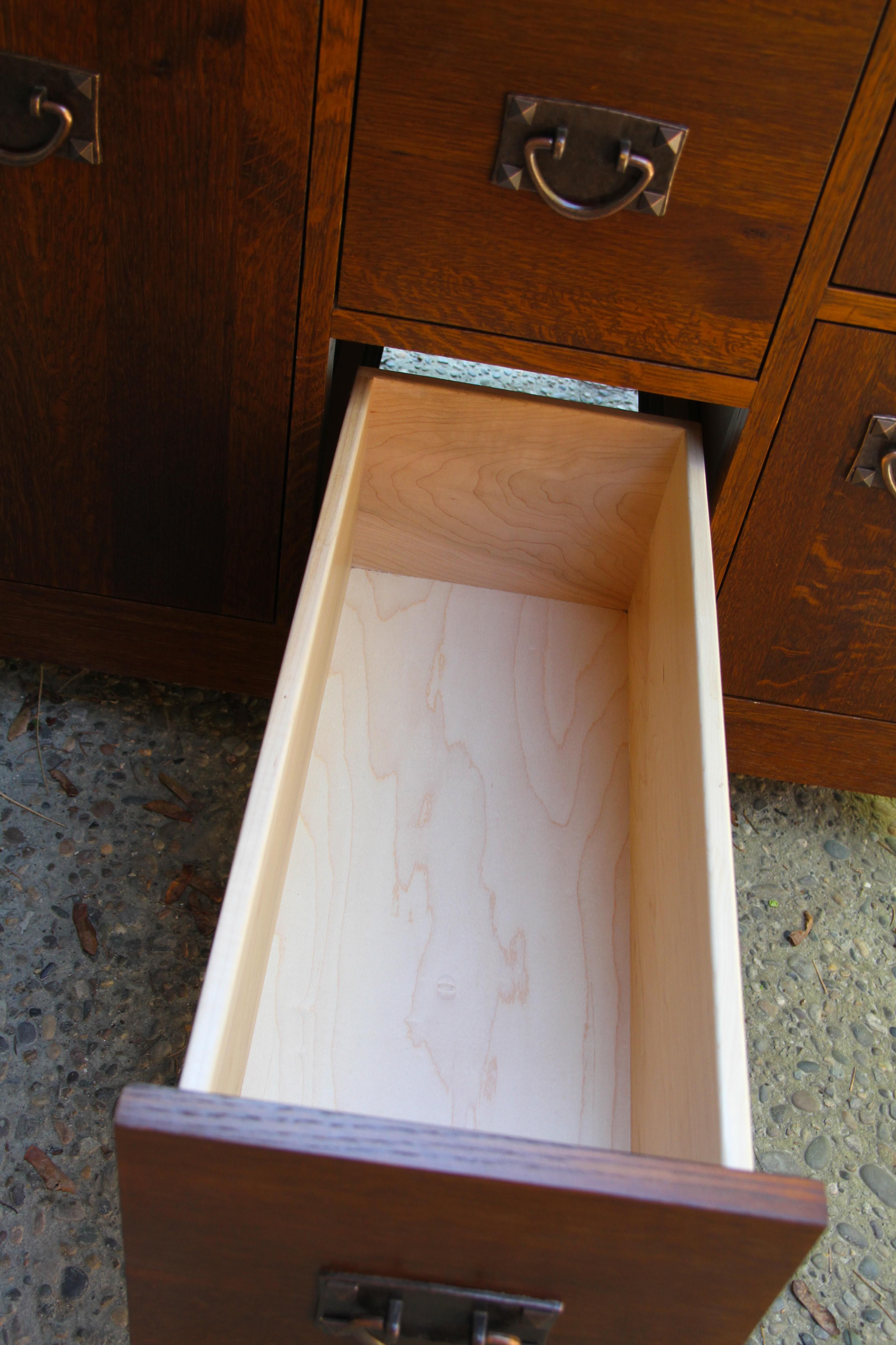 Hand Crafted Stickley Inspired Mobile Kitchen Island by MossBack