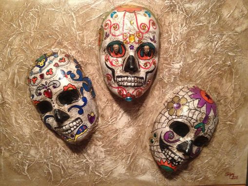 Custom Made Art - Sugar Skulls 1