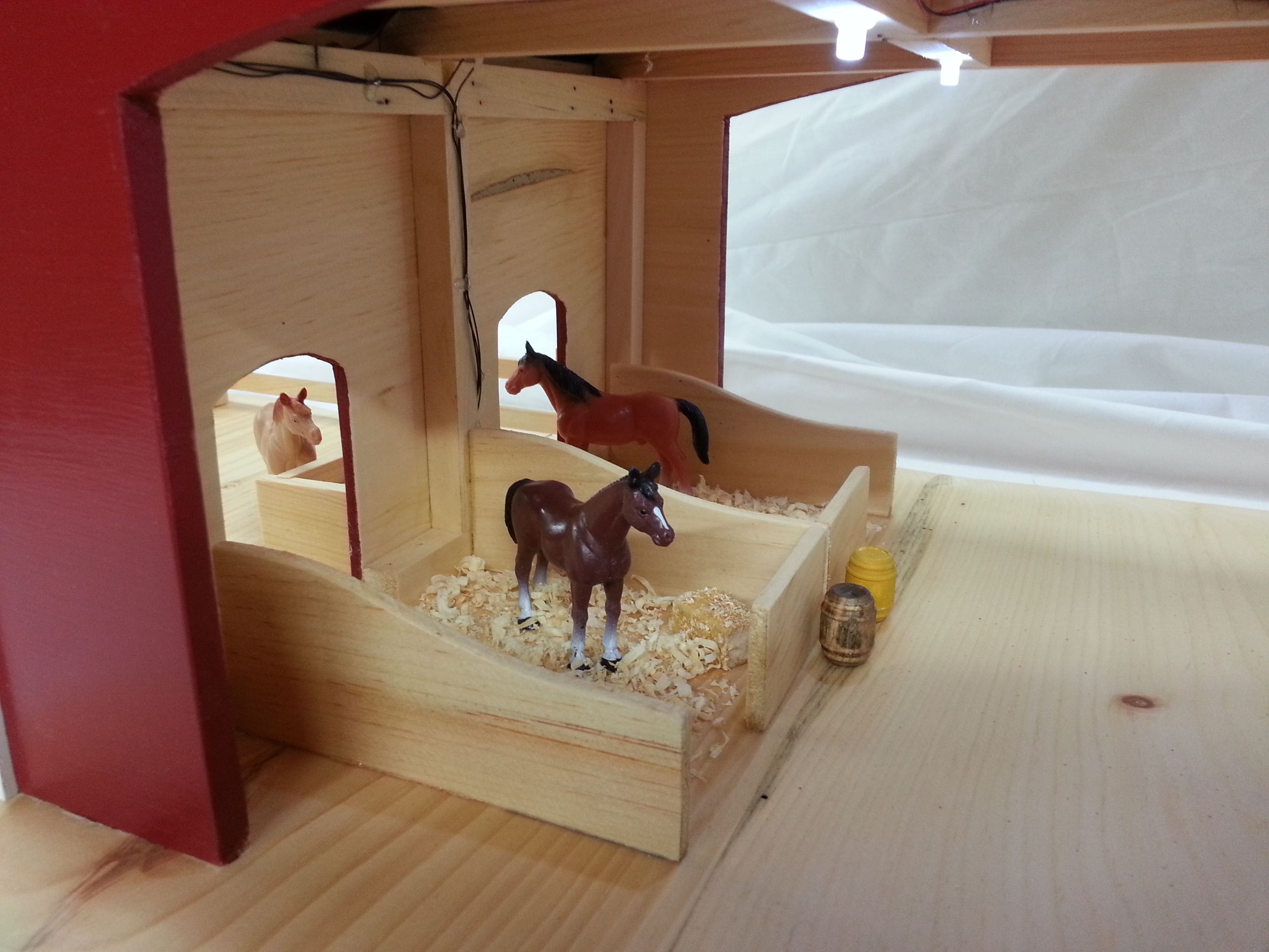 Buy Custom Made Wooden Toy Barn, made to order from Beaumontwoodworks