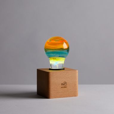 Custom Made Ep Light Resin Table Decorations, Led Table Lamp, Unique Gifts -  Solar System