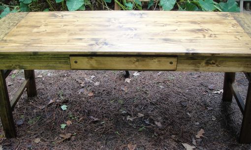 Custom Made Desk Or Table Rustic Farm Door With Optional Drawer And Printer Shelf