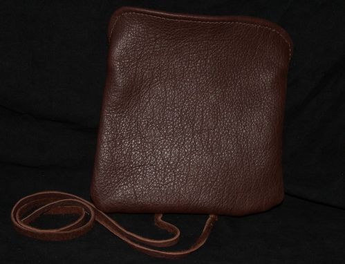 Custom Made Buffalo Leather Roll Pouch