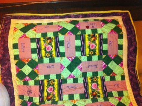 Custom Made Healing Quilt