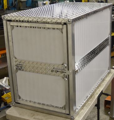 Custom Made Custom Aluminum K-9 Crate