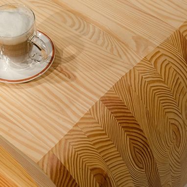 Custom Made Modern Wood Coffee Table
