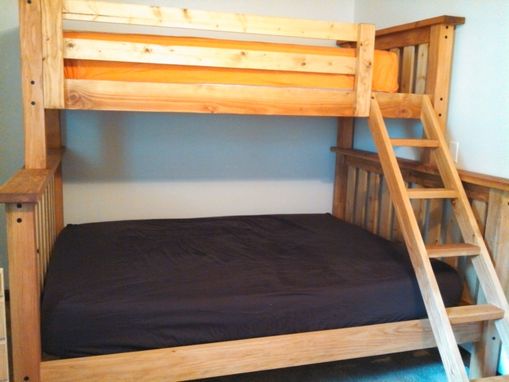 Custom Made Back To The Mountain Twin Over Full Size Craftsman Bunk Bed - Douglas Fir