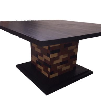 Custom Made Modern Rustic Dining/Breakfast Trestle Table