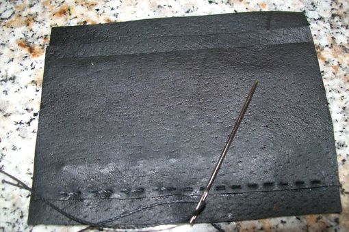 Custom Made Man's Black Leather Wallet