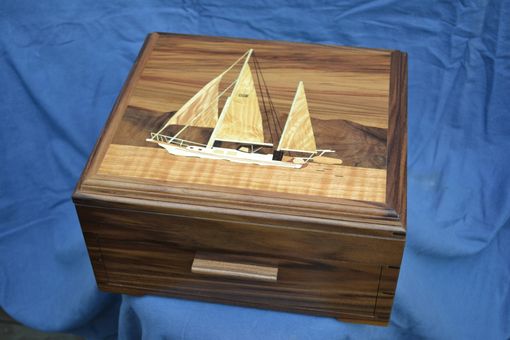 Custom Made Keepsake Box For A Sailboat Captain