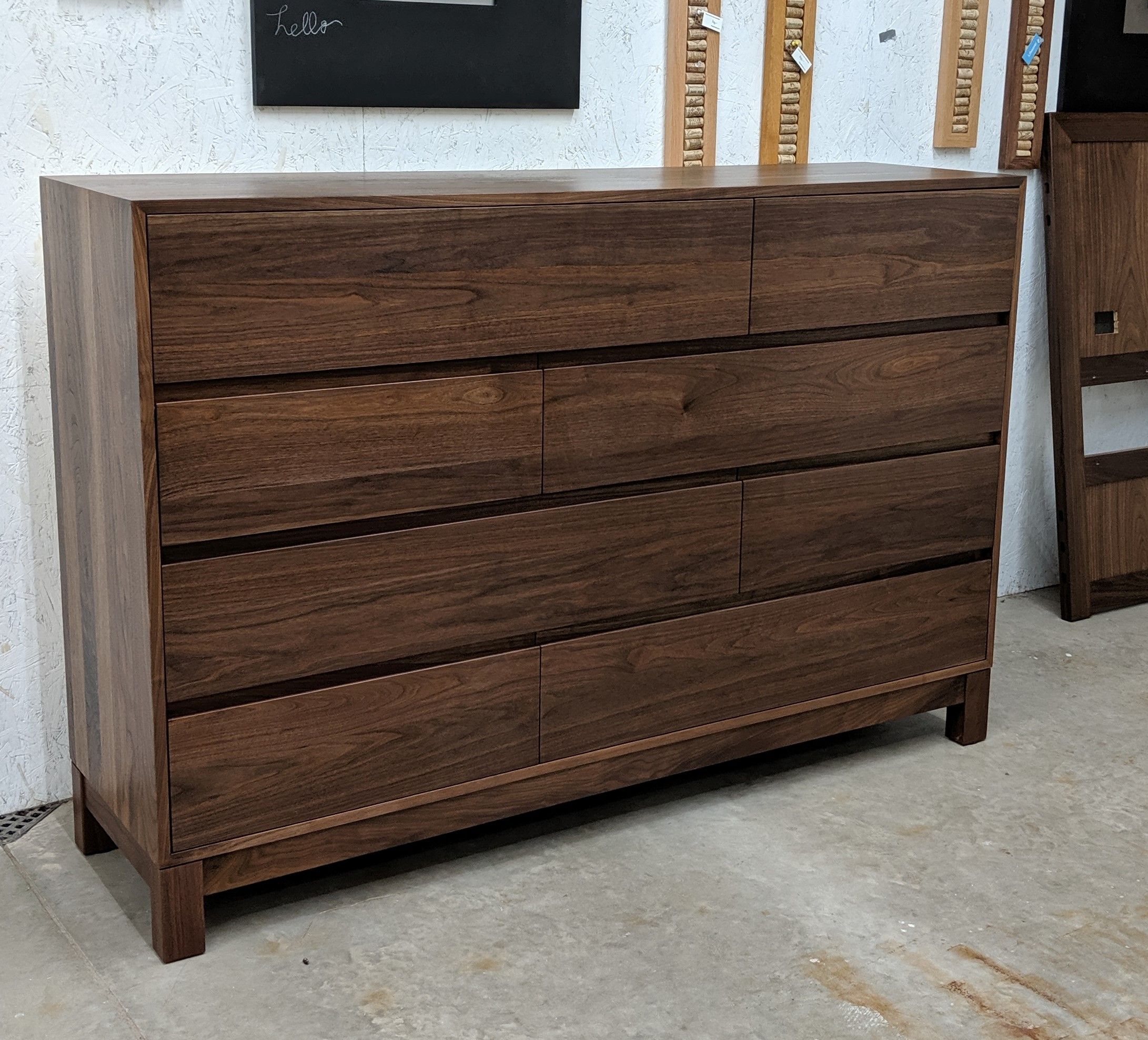 Hand Crafted California King Platform Bed With Storage Galore by