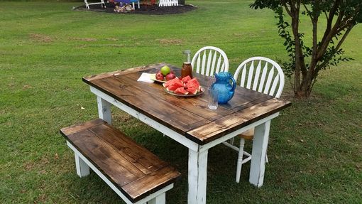 Custom Made Colonial Farmhouse Dining Room Table
