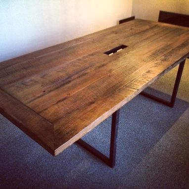 Custom Made Hand Crafted Plank Table