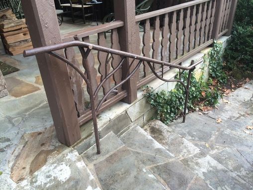 Hand Made Tree Branch Outdoor Railing by Iron Mountain ...
