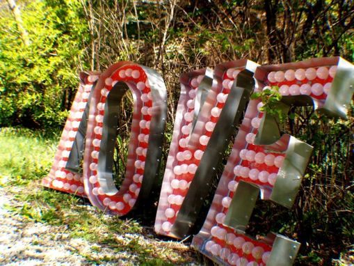 Custom Made Love 3ftx2ft Vintage Marquee Art Letter Smash Style Deluxe 2 Channel