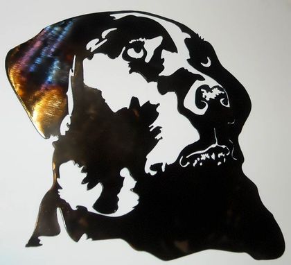 Custom Made Dog Silhouette Wall Art