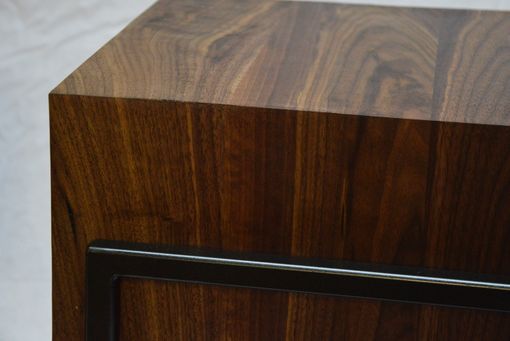 Custom Made Walnut Continuous Grain End Tables