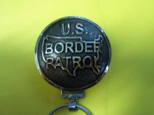 Custom Made Wmc136 United States Border Patrol Key Rings