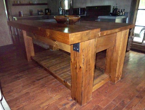 Custom Made Tuscan Kitchen Island