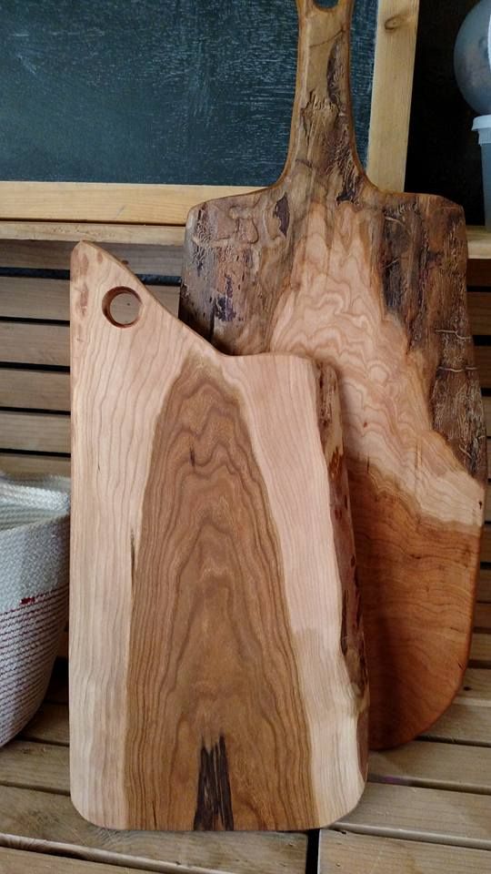 Buy Custom Made Live Edge Cutting Boards, made to order from The Wooden Kitchen