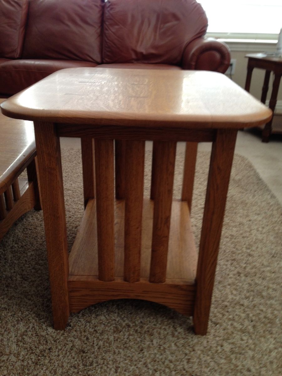 Hand Crafted Mission Style Coffee Table And End Tables Quarter Sawn White Oak by PRG Designs